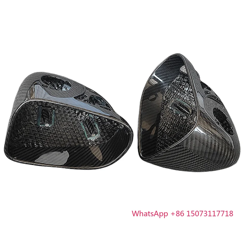 

Dry Carbon Fiber Replacement Style Rearview Mirror Cover Trim for 720S 540 570 650S Car Styling