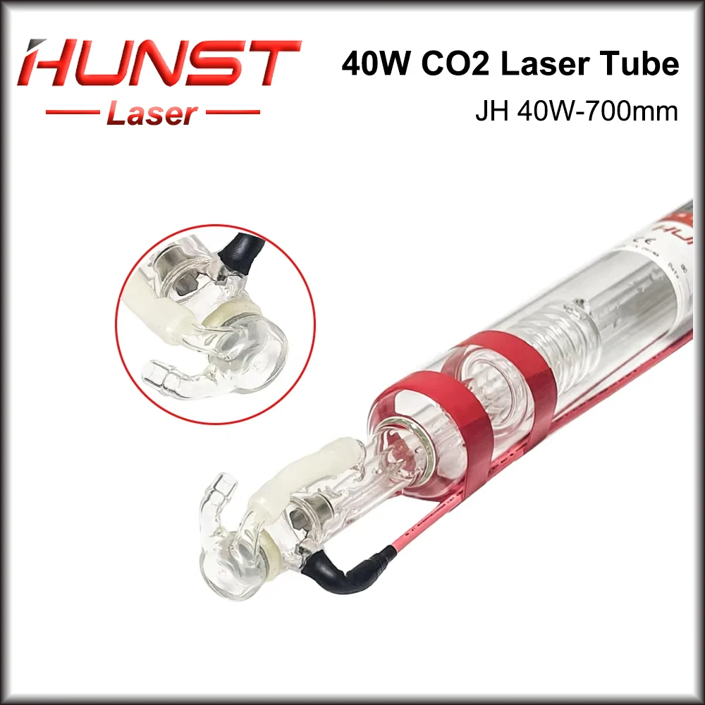 Hunst JH 40W Co2 Laser Tube Diameter 50mm Laser Lamp Length 700mm For Engraving Cutting Machine