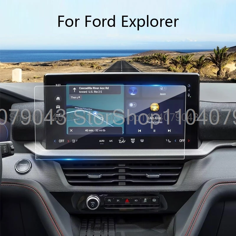 Tempered glass screen protector For Ford Explorer 2025  2026 13.2 inch Car infotainment radio GPS Navigation anti-scratch film