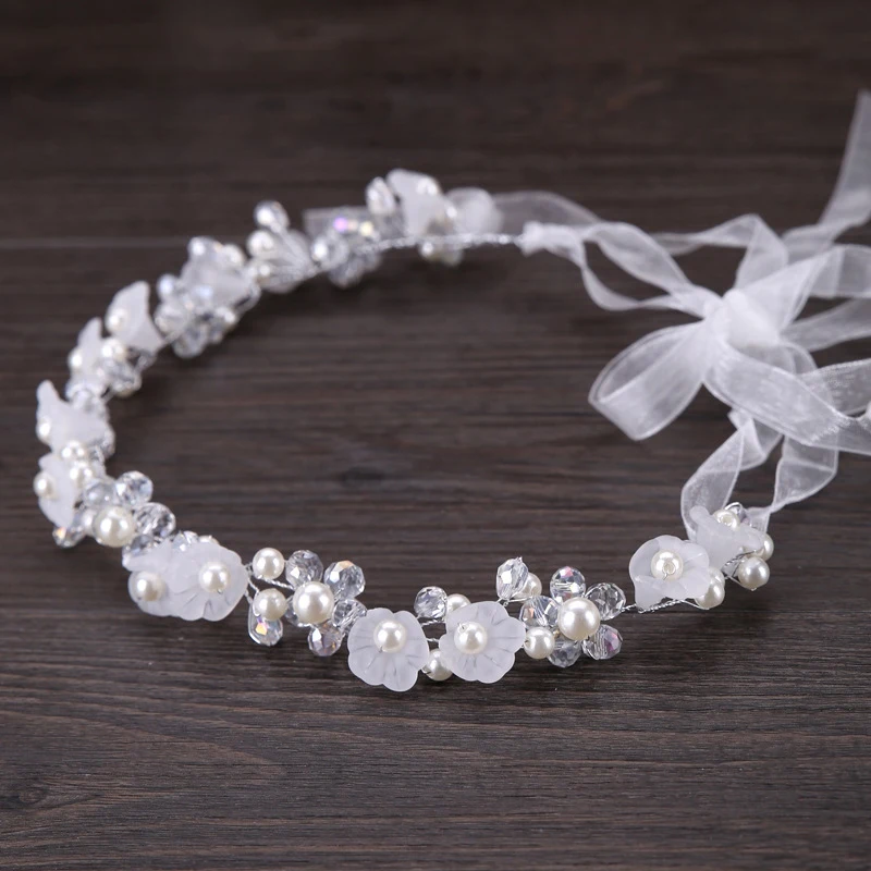 Exquisite Flower Headwear Wedding Bridal Headband Bridesmaid Hairwear For Women Girls Marriage Accessories Gifts