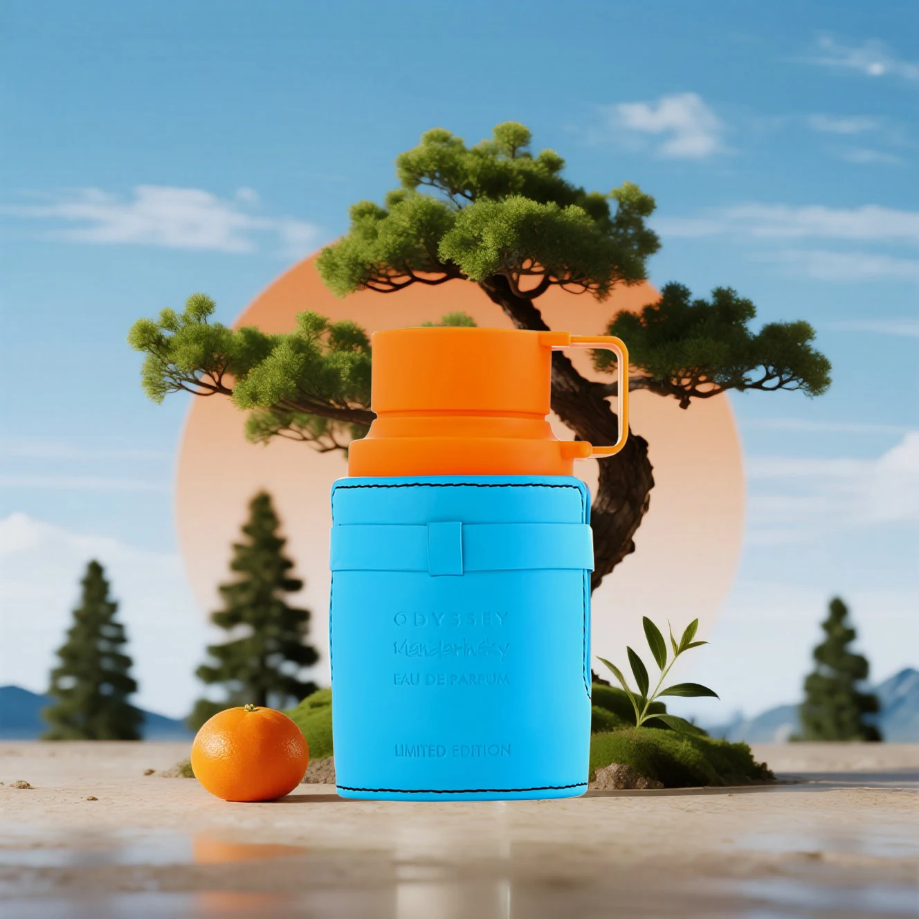 Мужская парфюмерная вода Armaf Odyssey Mandarin Sky |   100 мл ароматизатор свежего цитрусовых и древесины |   Долговечный день и ночь Люкс