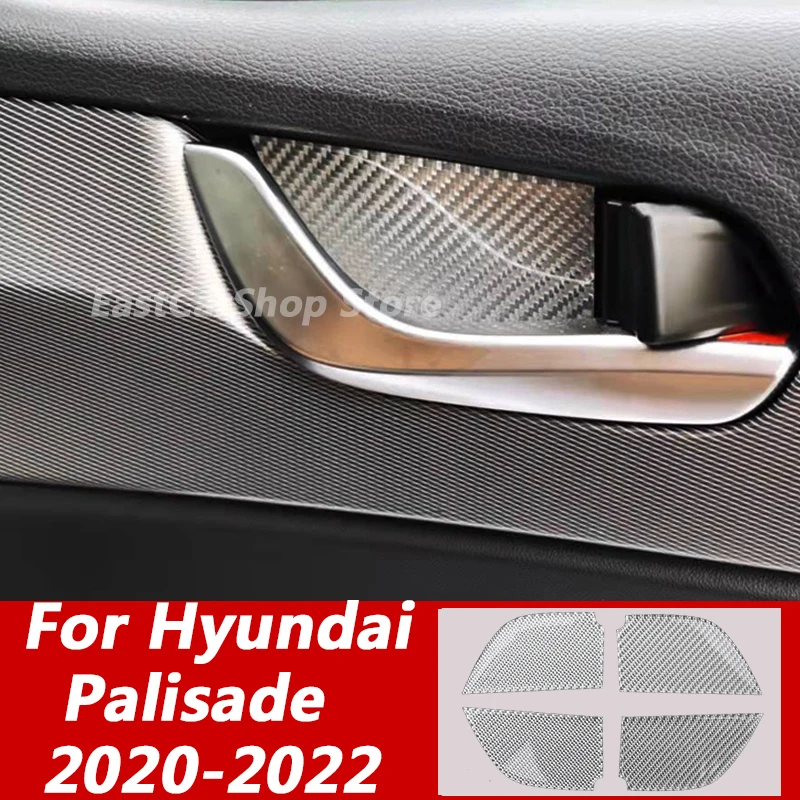 

For Hyundai Palisade 2020 2021 2022 Car Door Bowl Patch Door Wrist Buckle Hand Anti-scratch Wear Protection Sticker Accessories