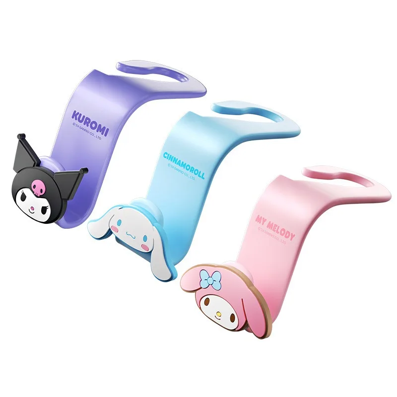 سانريو كورومي مرحبا كيتي بلدي ميلودي الوردي Kawaii السيارات السنانير لطيف مقعد السيارة السنانير الكرتون اكسسوارات الديكور الداخلي للسيارة