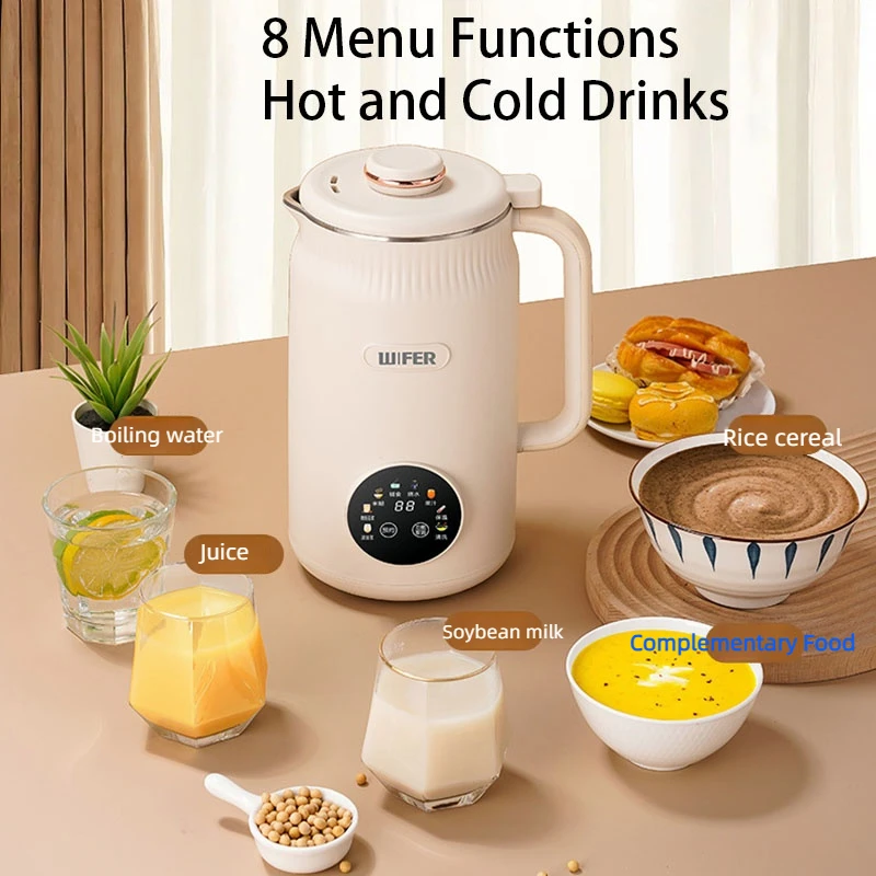 1200ML 220V Soybean Milk Machine Automatic Intelligent Food Blender Electric Fruit Juicer Water Boiling Kettle Rice Paste Maker