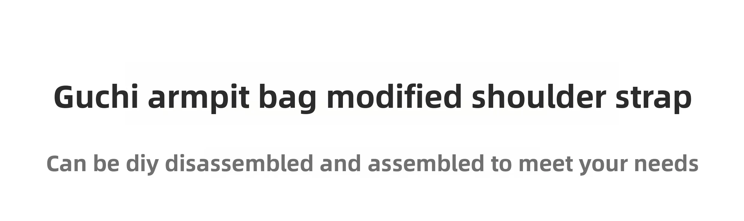 Bag Shoulder Strap For Ophidia Durable Fashion High-end Gift Underarm Crossbody Shoulder Strap Modification Bag Accessories