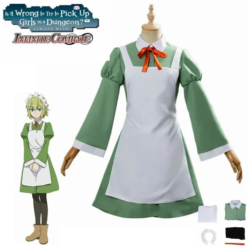 Anime Ryuu Lion está malvado para probarse las niñas en una mazmorra? Vestido traje cosplay traje