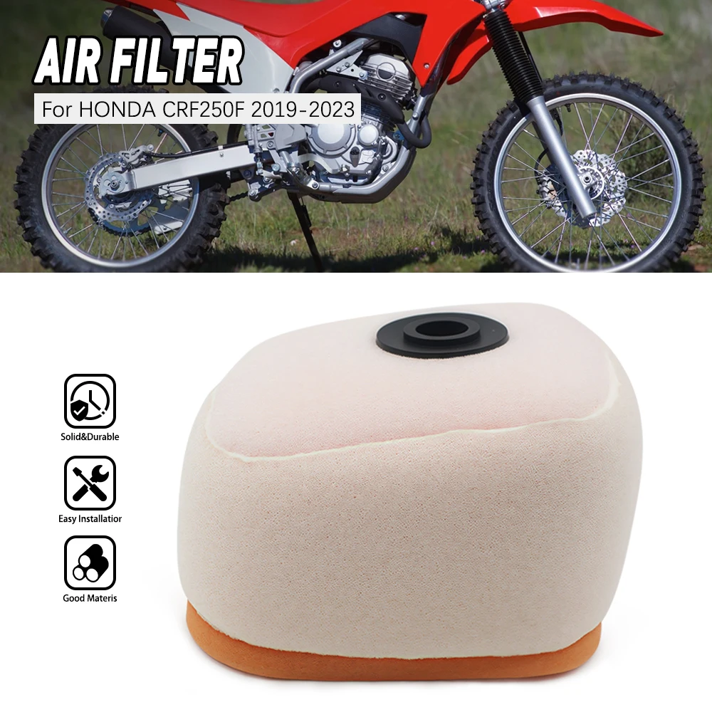 

Motorcycle Air Filter Cleaner Intake Sponge For Honda CRF250F CRF 250 F 2019-2024 Universal