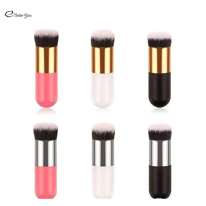 1 PC Small Fat Pier Makeup Brush Soft Portable Foundation BB Cream Brush Cosmetic Tool Professional Facial Maquiagem Tools