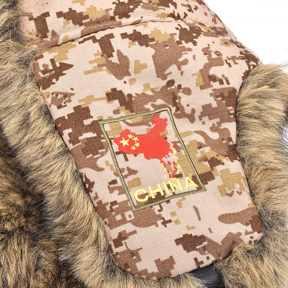 2025New Winter Camouflage Hunter Hat Ear Protection Warm Outdoor Mountaineering Hunting Hiking Ear Protection Warm Hat
