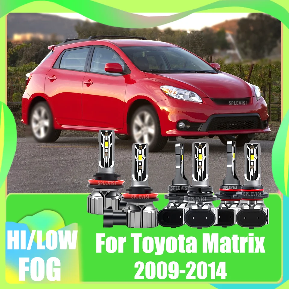 

Corrosion Proof LED Headlight Kit Auto Headlamp Foglight 9005 9006 H11 6000K For Toyota Matrix 2009 2010 2011 2012 2013 2014