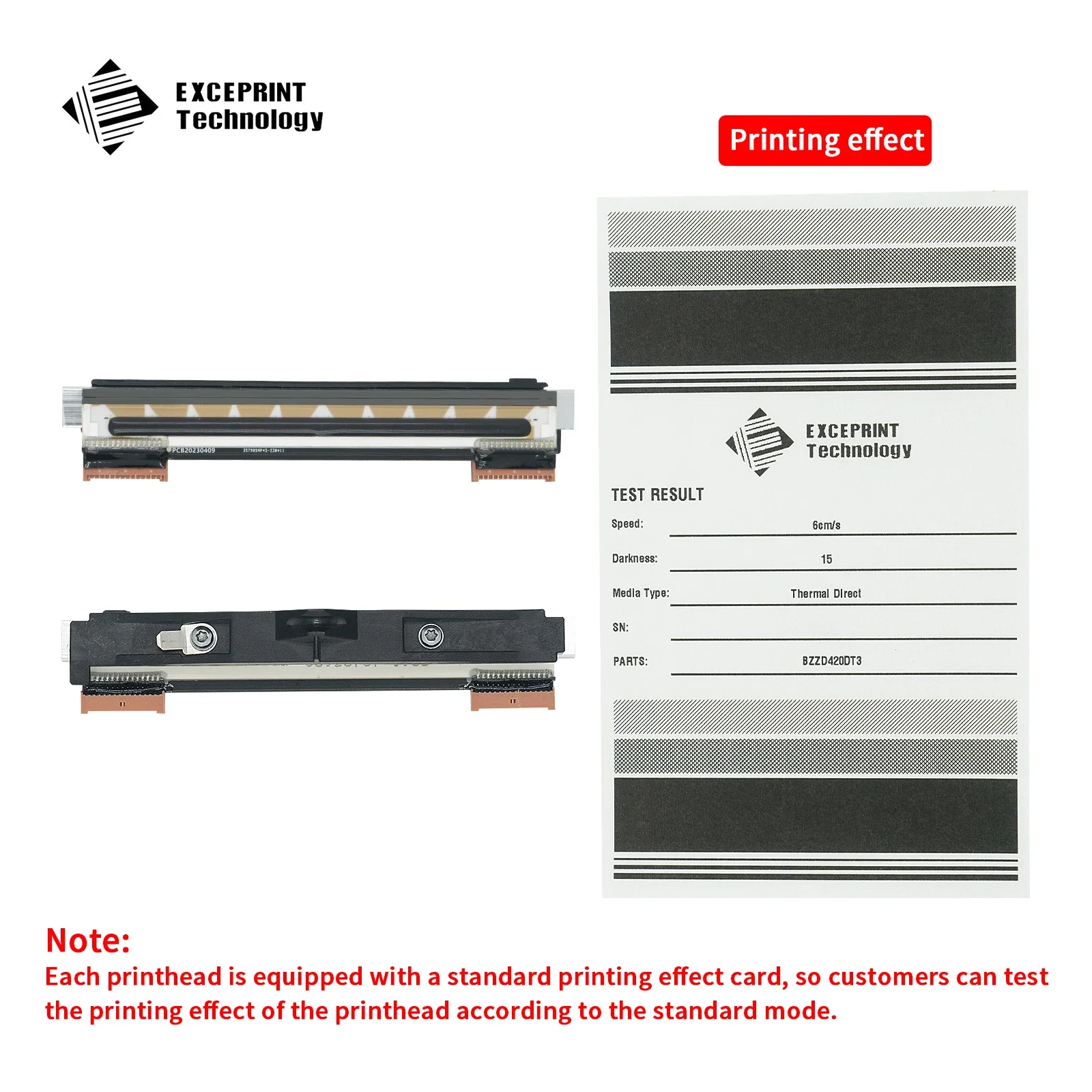 Brand New Printhead for Zebra ZD420D ZD620D Thermal Printer 203dpi P1080383-415