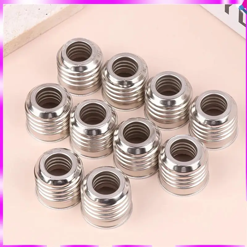 N96R 20X E27 To E14 Lamp Holder Converter Fireproof Socket Base Converters Light Bulb Adapter Conversion Lighting Accessories