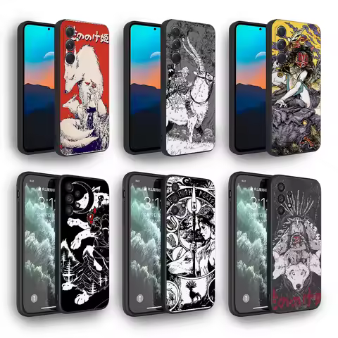 Anime Movie Hime Comics Anime M-Mononokes Phone Case For Samsung Galaxy S25 S24 S23 S22 S21 PLUS ULTRA