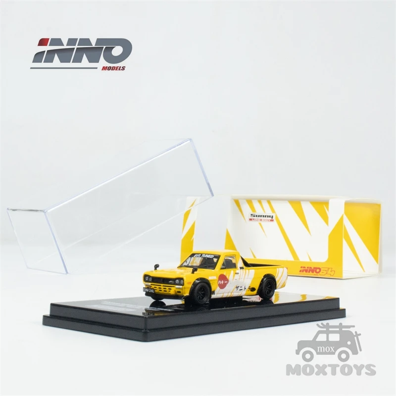 INNO 1:64 HAKOTORA PICK UP TRUCK Livery Yellow Diecast Model Car