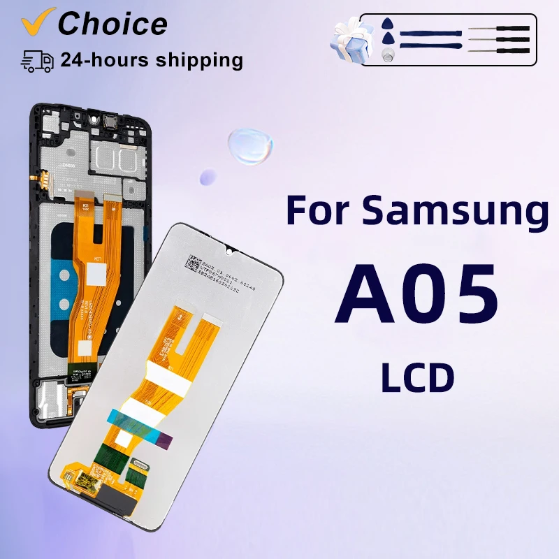 

ЖК-дисплей с сенсорным экраном и дигитайзером для Samsung Galaxy A05, 6,7 дюйма