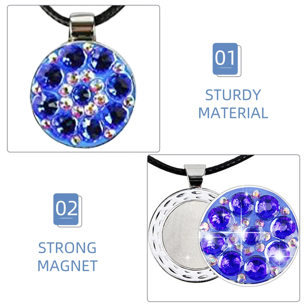

Sturdy Zinc Alloy Clip Durable Wear-Resistant Ball Marker Decorative Hat Accessory Portable Golf Supply Lightweight Convenient