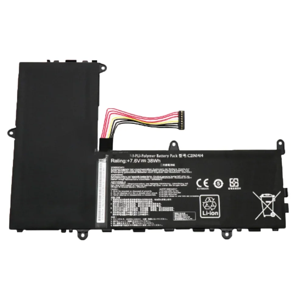 7.6V 38Wh C21N1414 ORIGINAL Laptop Battery For ASUS EeeBook X205T X205TA X205TA-BING-FD015B 11.6"