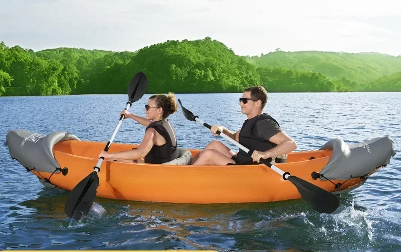 Best Seller FirstDouble Kayak, bote inflable individual, triple bote de asalto, bote de pesca, canoa de goma