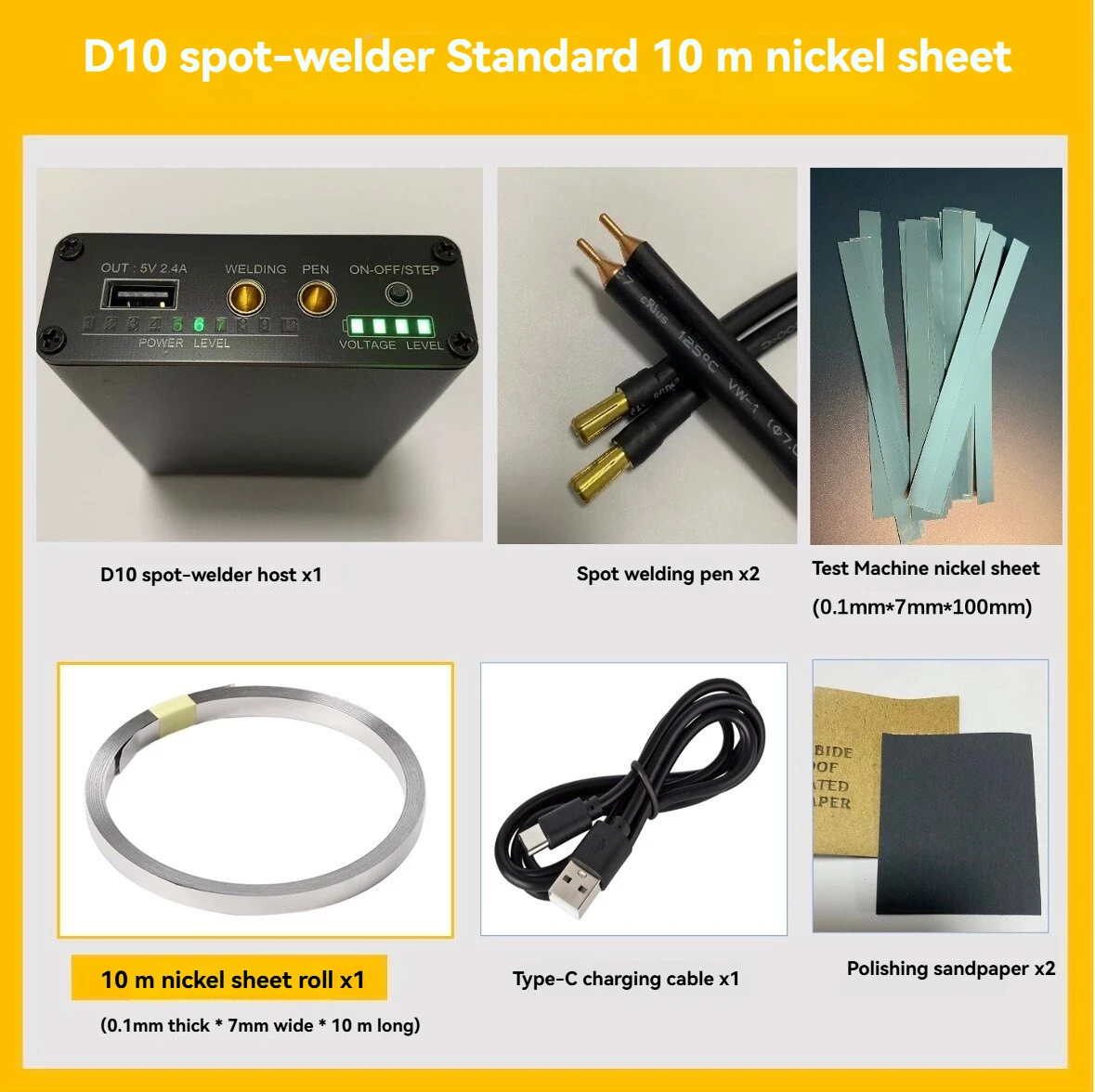 DIY Portable Handheld Battery Spot Welder for 18650 Lithium Battery, Nickel Strip and Nickel Belt Welding