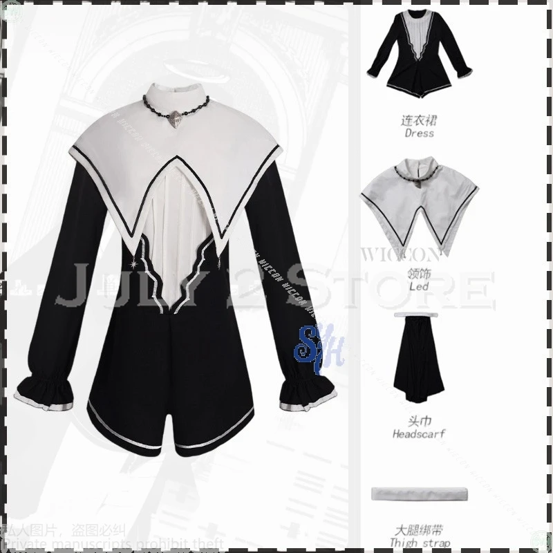 Disfraz Adulto Anime Game Project Sekai Cosplay Akiyama Mizuki Idol Nightcord At 25:00 زي NunJuly 15 Store Halloween
