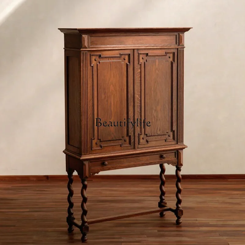 

ls 04Medieval French side cabinet, retro silent wind Danish designer side cabinet