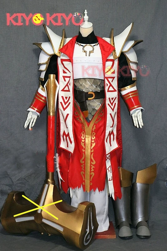 KIYO-KIYO dota2 The Omniknight Purist Thunder Cosplay Costume Full set Halloween costumes Custom made size