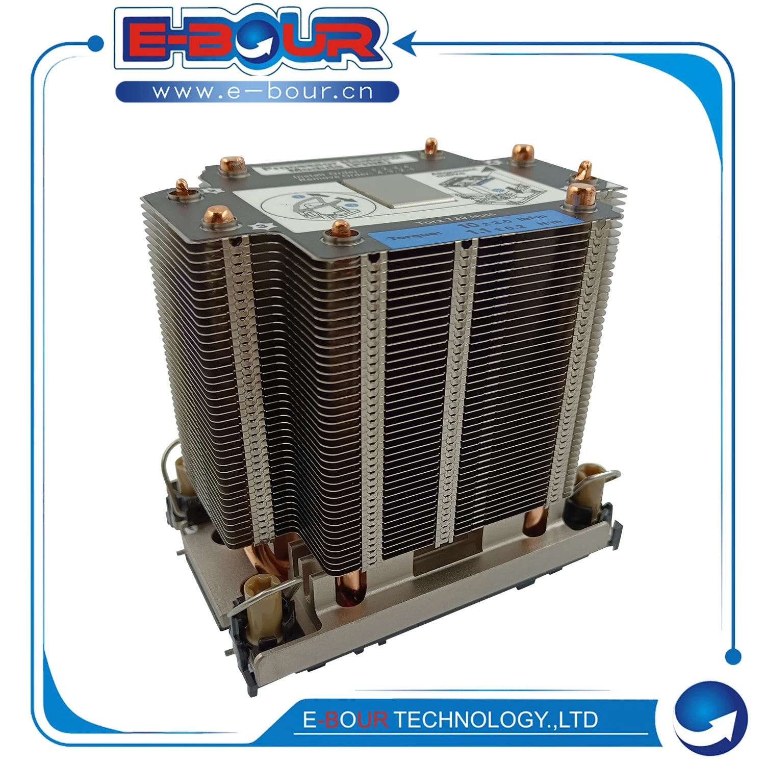 Radiator procesora serwera dla Thinksystem ST650 V2 02JG509 Radiator chłodzący procesor CPU Wspornik procesora Wysoka wydajność Geniune Nowy