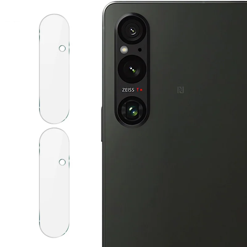 

IMAK 2 шт./компл. для Sony Xperia 1 V HD прозрачная защитная пленка для объектива камеры из закаленного стекла