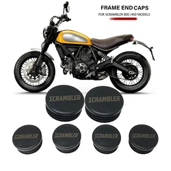 For Ducati Scrambler 400 800 2014 2015 2016 2017 2018 2019 Motorcycle Frame Hole Cover Caps Plug Decorative Frame Cap Set
