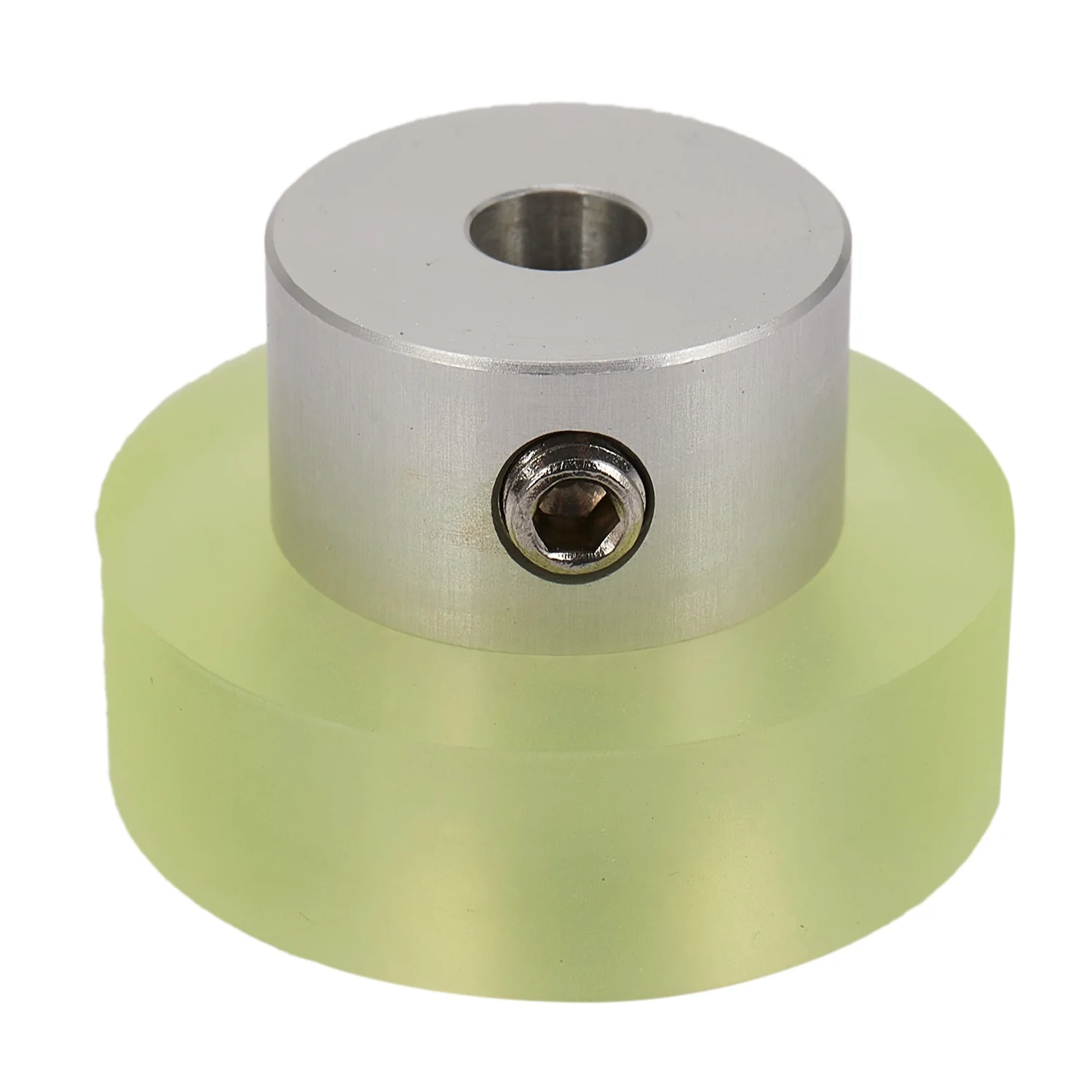 Rueda de medición de rueda de codificador Industrial de poliuretano de aluminio AT53 100Mm para medir codificador rotatorio