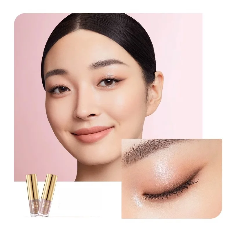 OUTOFOFFICE ooo sombra de ojos líquida fina brillo mate lentejuelas sombra de ojos fuera del maquillaje de oficina marca Original cosméticos reales