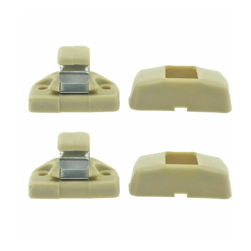 Crochet de fixation pour pare-soleil en plastique Beige, 2 pièces, accessoires de voiture pour VW Golf Jetta MK4 Passat