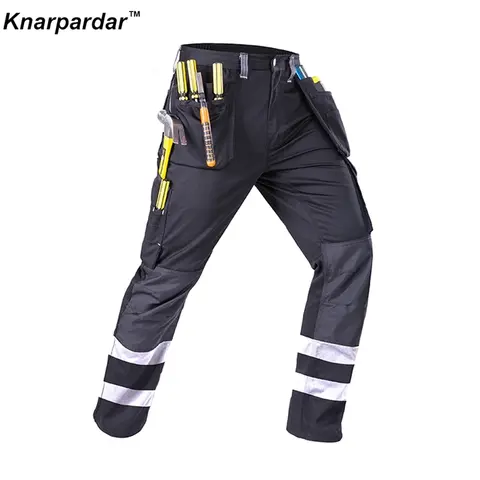 Carperner Mekaniker Arbetsbyxor Med Reflexer Och Flera Fickor Herr Cargobyxor Byggarbetsbyxor 12 best sales byggkläder - №12