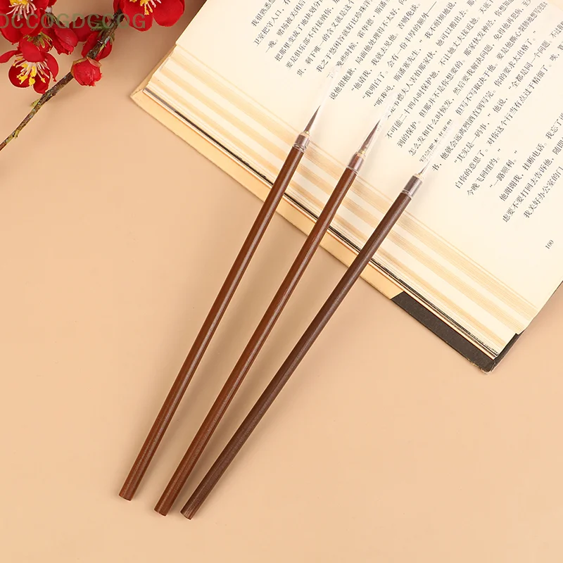 Kunst Ölgemälde Zeichnung Pinsel Wölfe Haar Pinsel Stift Haken Linie Pinsel Chinesische Kalligraphie Pinsel