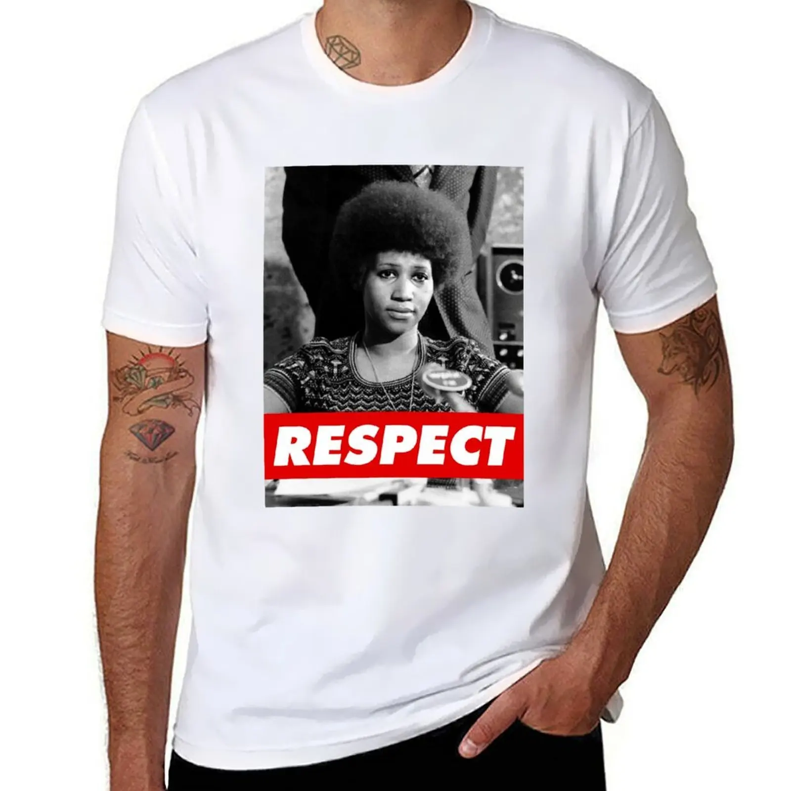 

R.E.S.P.E.C.T. T-Shirt t shirt men 100% cotton luxury brand g man t shirts for men T-Shirt