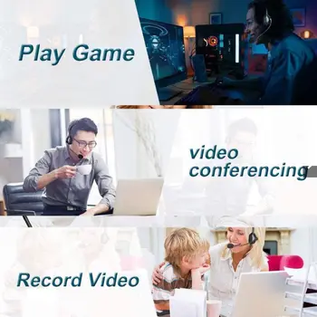 FIFINE USB 遊戲耳機,7.1 環繞立體聲/3.5mm 插孔/麥克風,包耳式有線耳機,適用於 PC、PS4/5、Xbox、Ampligame H9W 8 最佳銷售 附麥克風的USB耳機 - №4