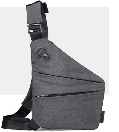 DIENQI Anti-diefstal Mannen Borst Tas Waterdichte Borst Pakken Reizen Persoonlijke Zak Tactische Mannelijke Sling Bag Borst Cross body tas Pauch