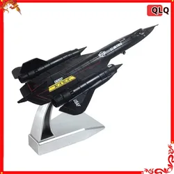 다이캐스트 금속 합금 장난감 1:144 스케일 SR-71 SR71 SR71A 블랙버드 항공기 비행기 비행기 모델 장난감 컬렉션