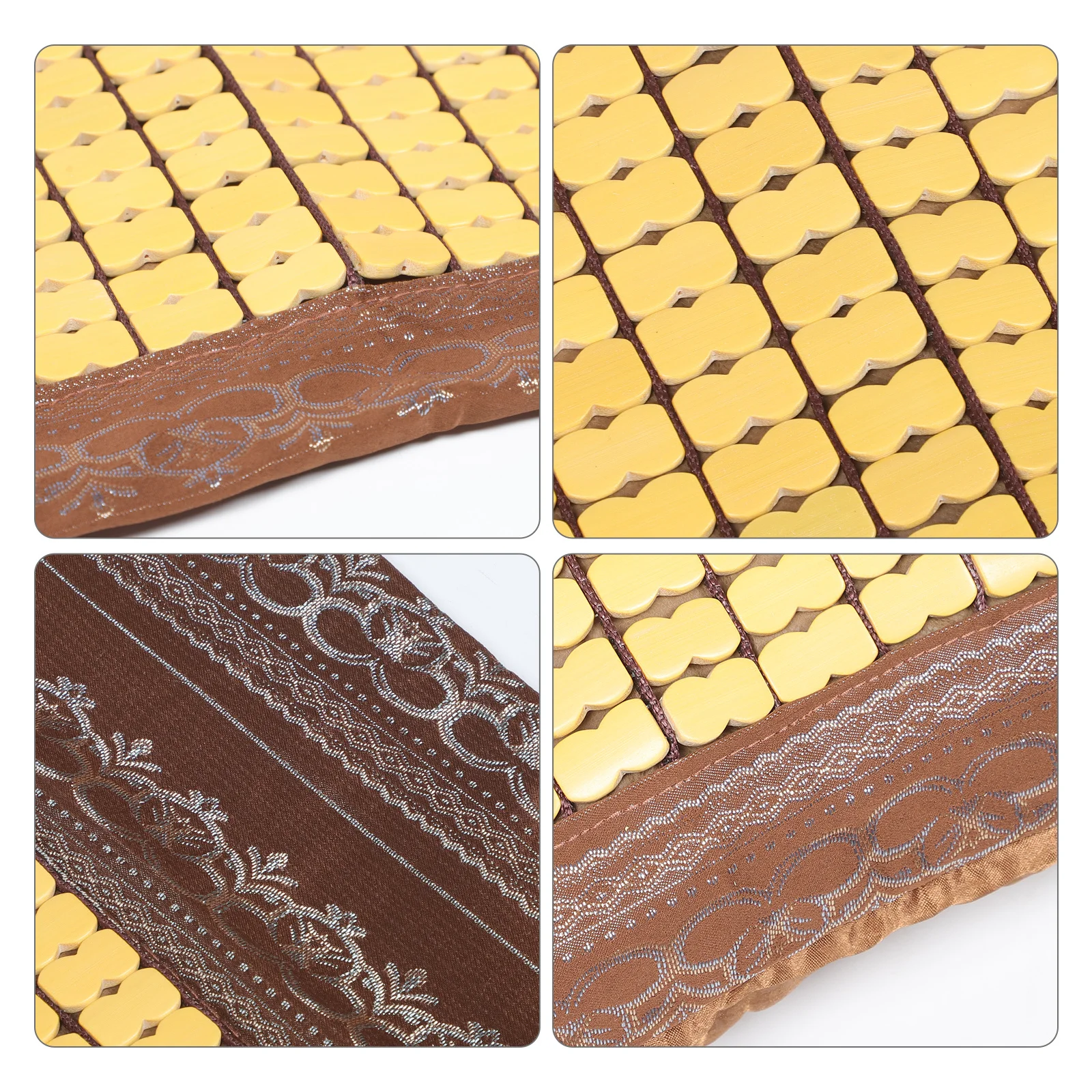 

Summer Style Throw Pillow Cover Cool Bamboo Case Sofa Cushion Case Decorative Household Pillow Cover for Home Office