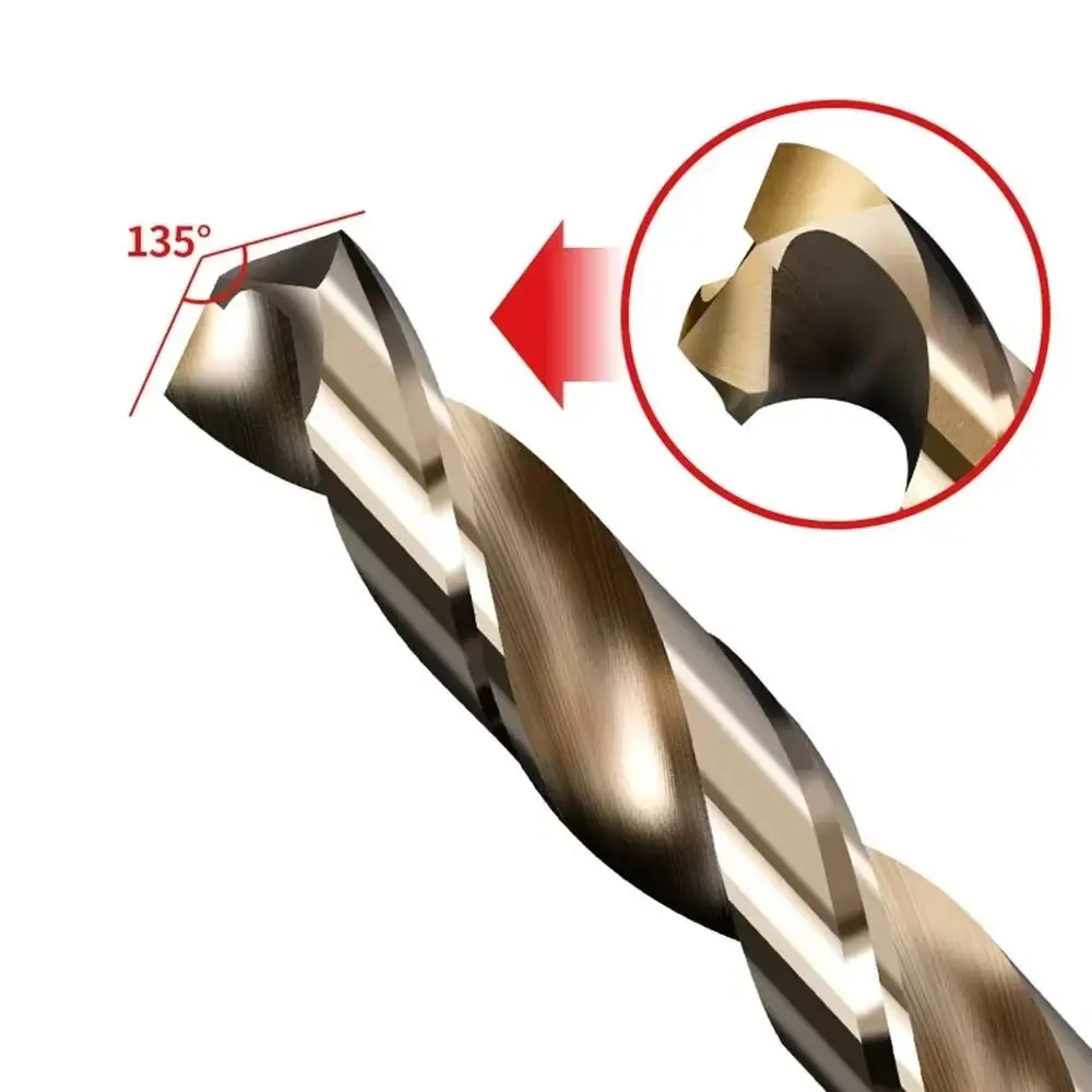 

10Pcs High Speed Steel Cobalt Twist Drill 1/1.5/2/2.5/3/3.2/3.5mm M35 Spiral Drill Bit Round Shank HSS-Co Twist Drill Bits