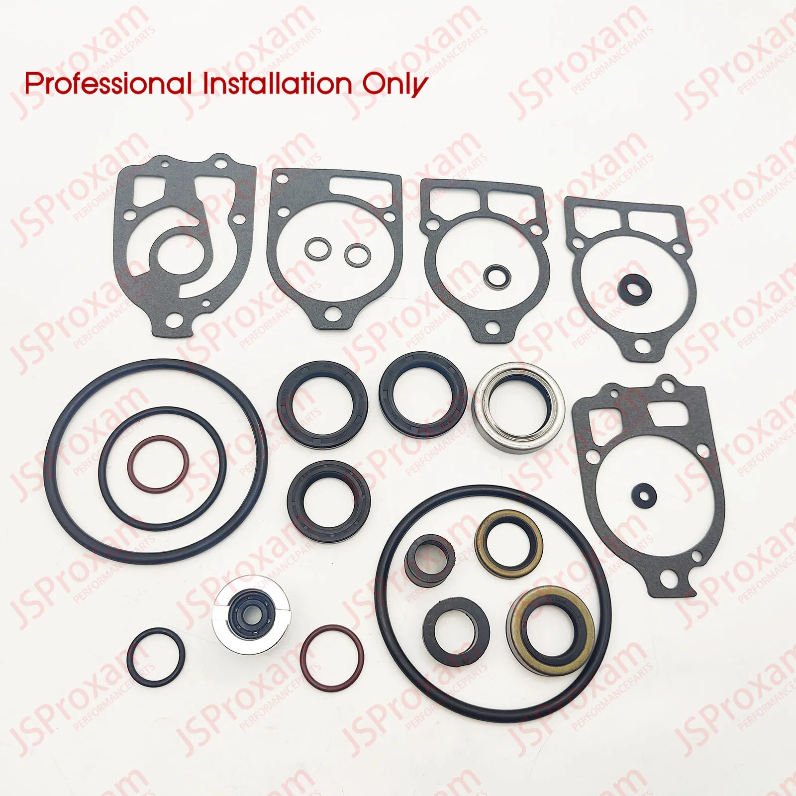 Replaces Fit For Mercury Mariner Force 95-266-11K 115 140 150 175 225HP Gearcase Seal Kit 26-55682A1