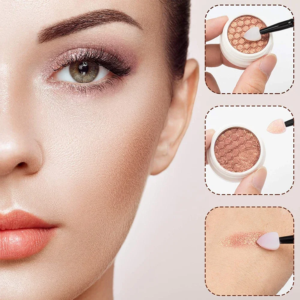 Juego de brochas de silicona para cejas, pinceles aplicadores de delineador de ojos, brocha cosmética de belleza, 5 piezas, herramientas aplicadoras de maquillaje