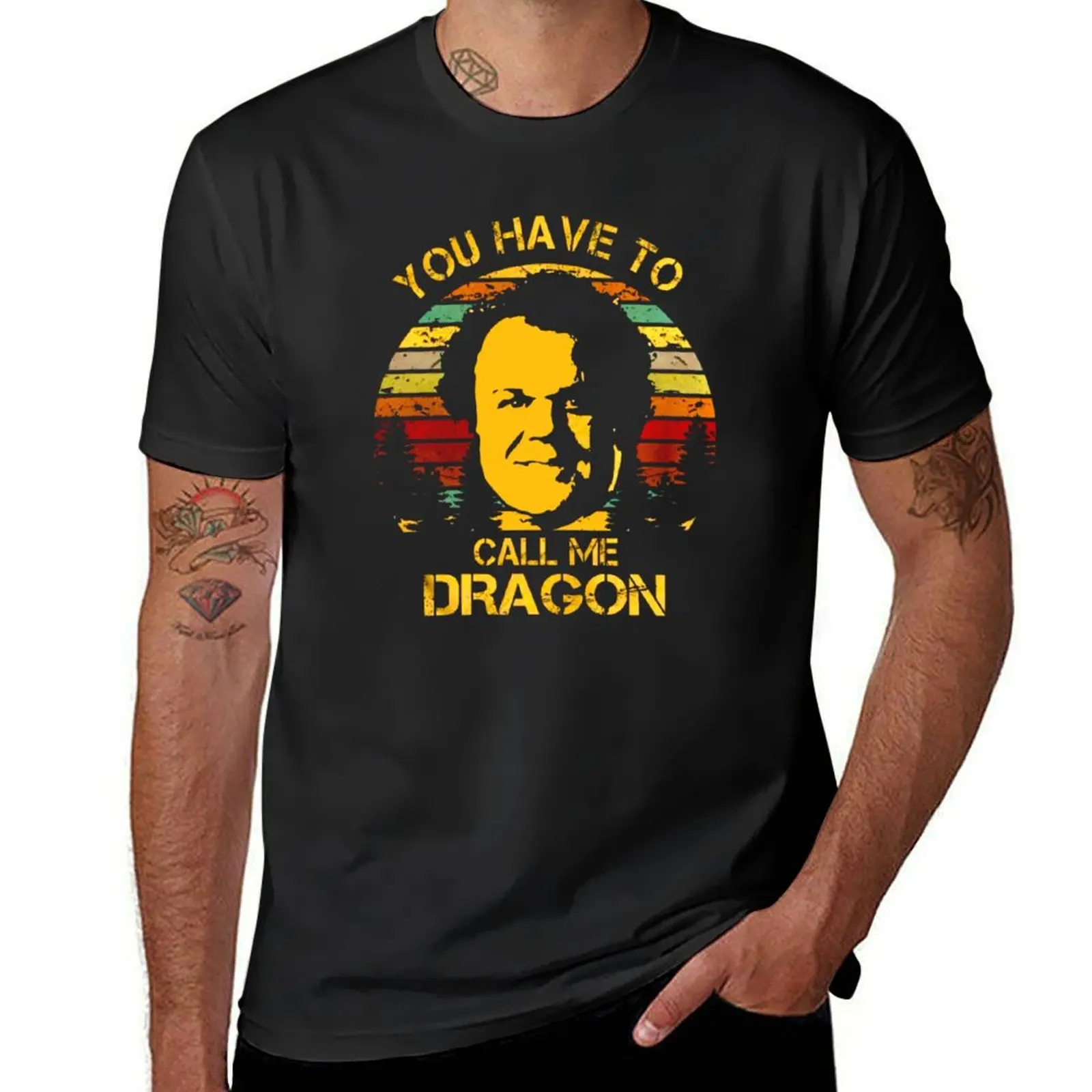 

You Have to Call Me Dragon Vintage T-Shirt Louboutins summer tops luxury t-shirt topping shirts men