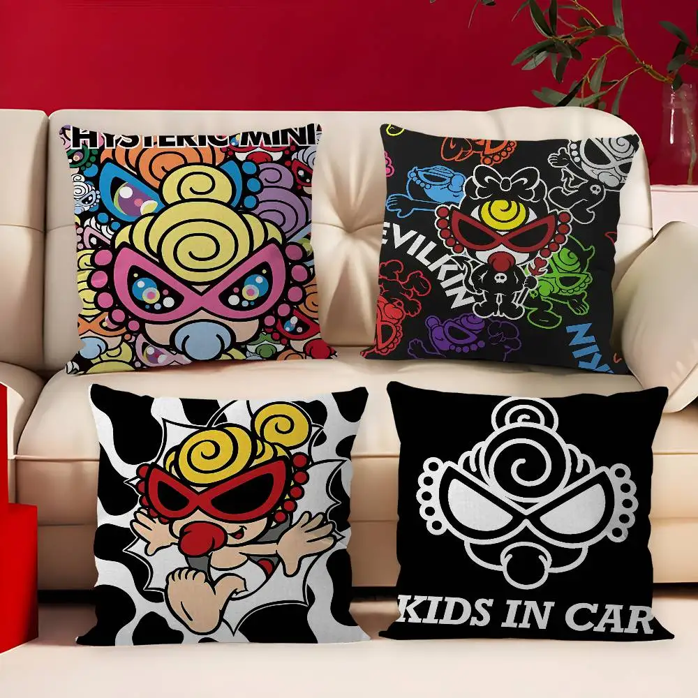 H-Hysterics-M-Minis Cushion Cover Inches Farmhouse Decor Home Throw Pillow Covers for Couch Decorations