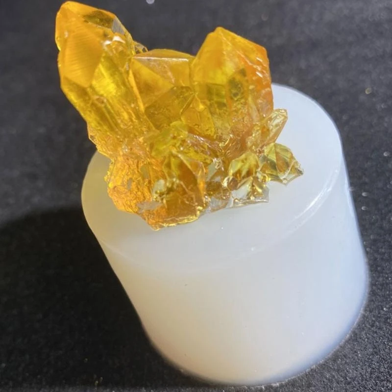 f42f diy الكريستال الكتلة العفن الراتنج الايبوكسي قالب السيليكون القالب ديي الحرف الايبوكسي العفن