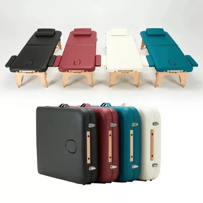 

Massage Bed Headrest Foldable Aesthetic Stretchers Portable Massage Table Pillow Facial Bed Eyelash Making Stretcher Salon