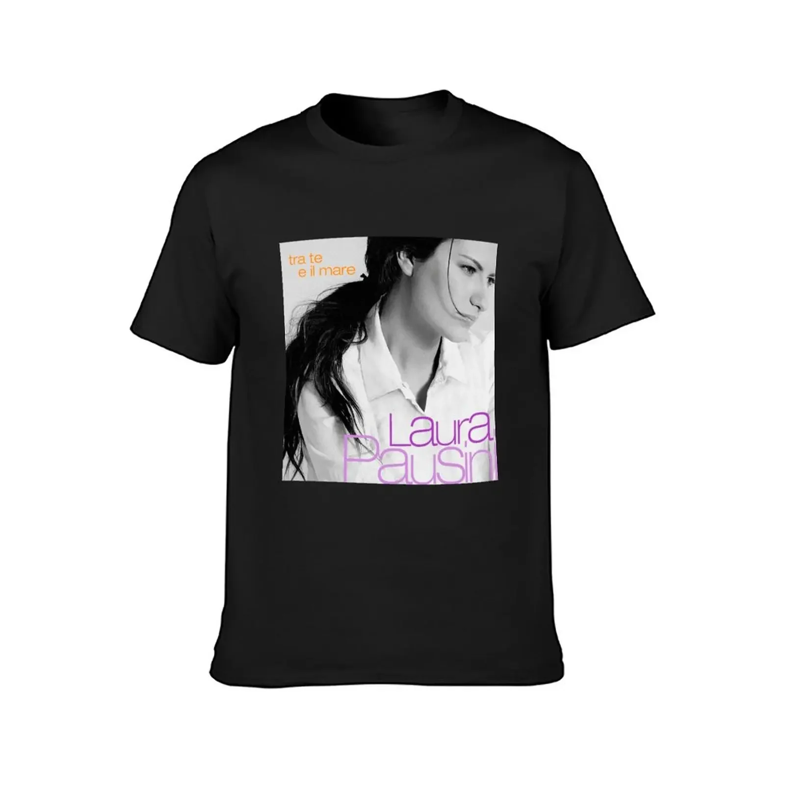 Laura Pausini tra te e il mare T-Shirt for a boy tees shirts graphic tee sports fans plain t shirts men