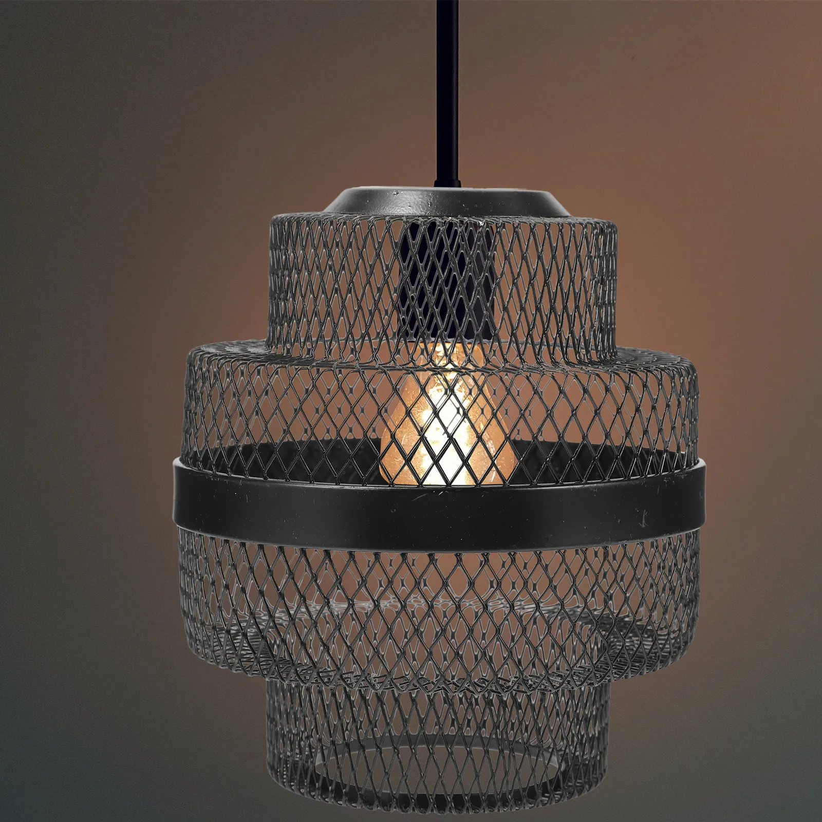 

Креативный железный подвесной абажур для лампы, декоративный светильник-клетка для дома, офиса, кухни, спальни