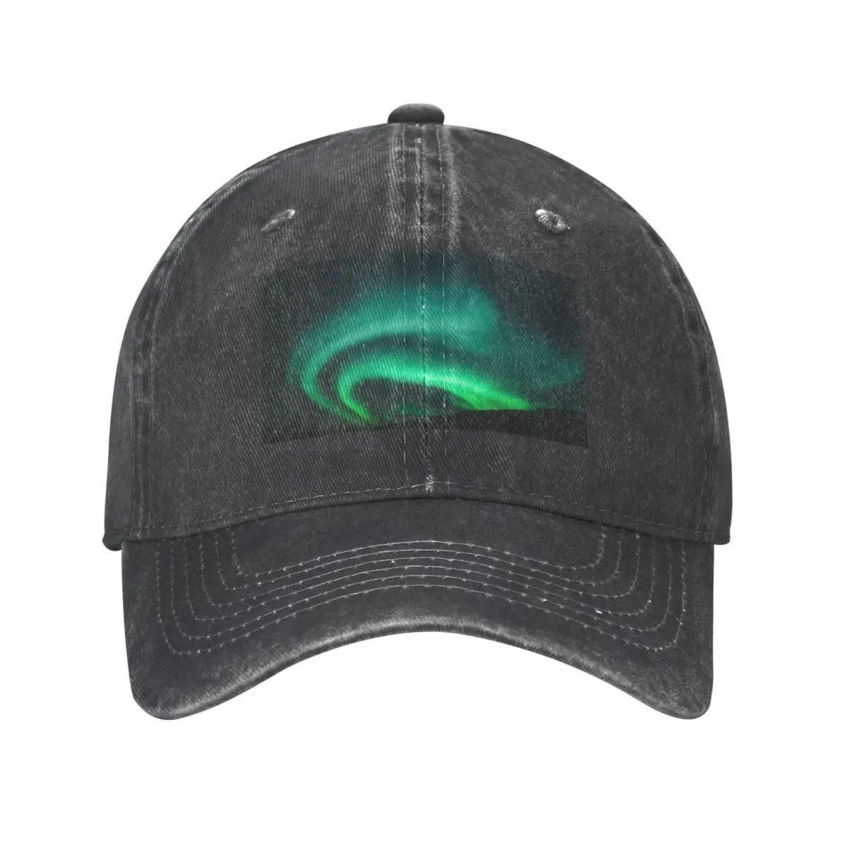 northern lights spiral Cowboy Hat Big Size Hat Hat Baseball Cap Trucker Hats For Men Women's