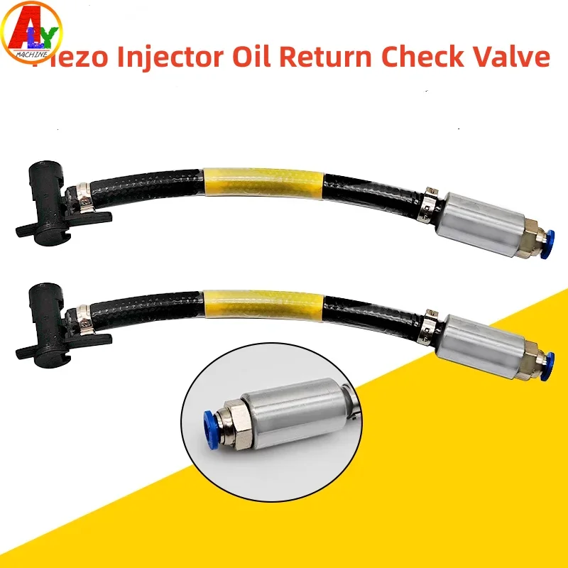 

Free Shipping Piezo Injector Test Oil Return Check Valve Booster Valve with Tube Quick Connect Joints Common Rail Test Repair